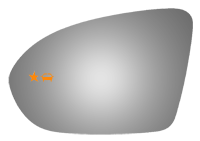 SIDE VIEW MIRROR W BLIND SPOT